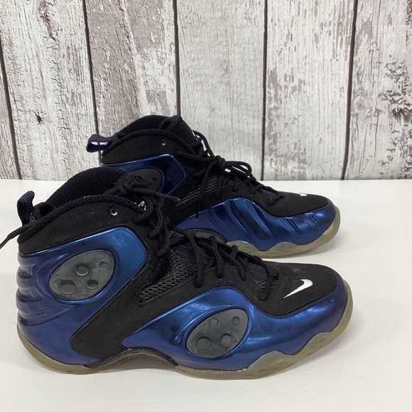 Nike Men’s Penny Hardaway Zoom Rookie Sneakers Black & Blue size 9 - Picture 1 of 5